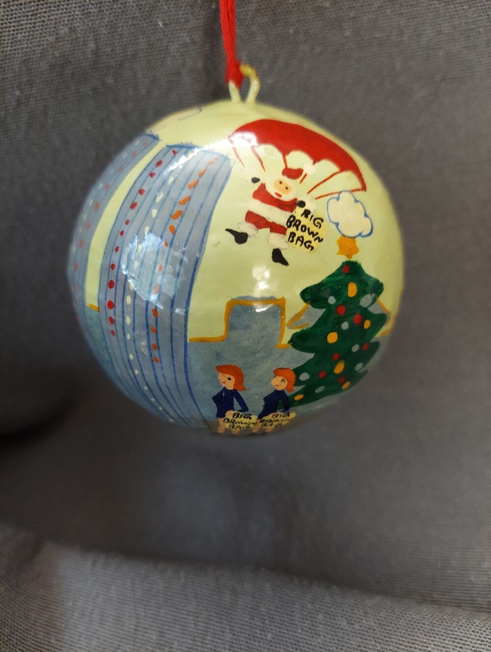 Bloomingdale's Twin Towers New York City Christmas Holiday Ornament 3"